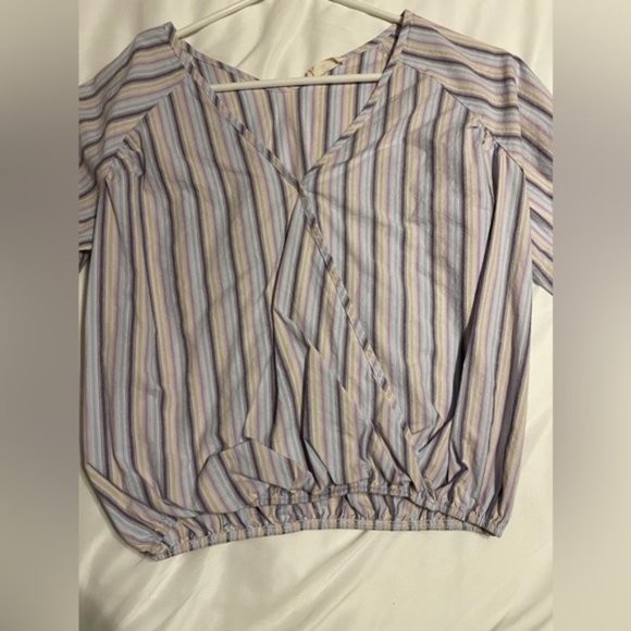 Blue/Purple Striped Top - Picture 1 of 5